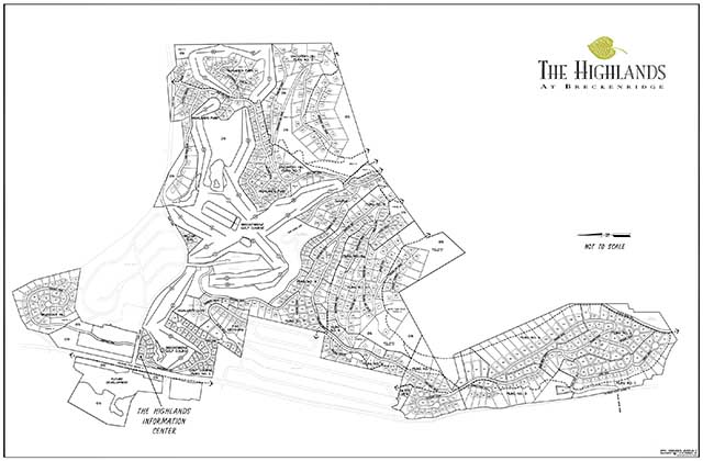 Highlands at Breckenridge Properties Map